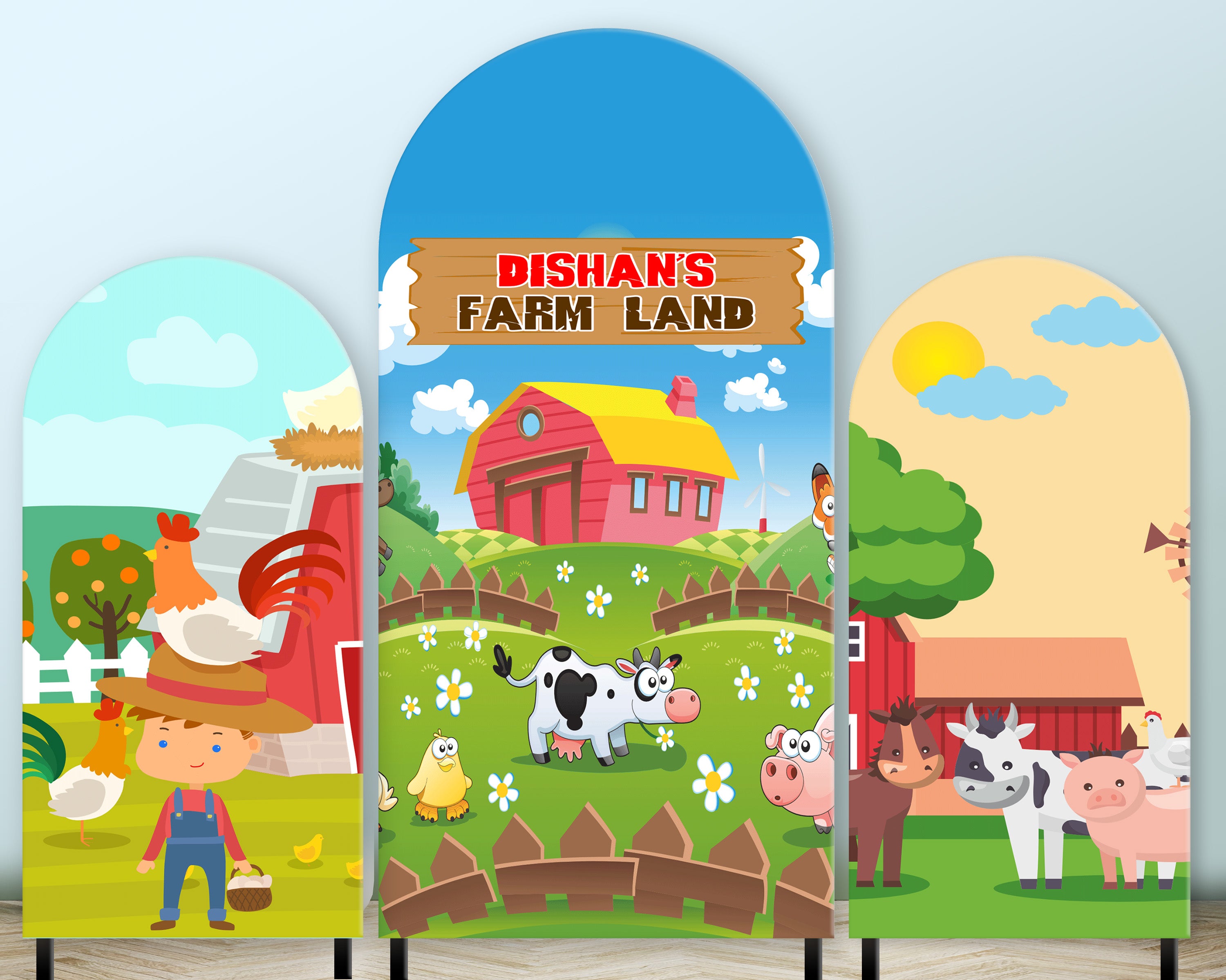 Farm Theme Arch Backdrop