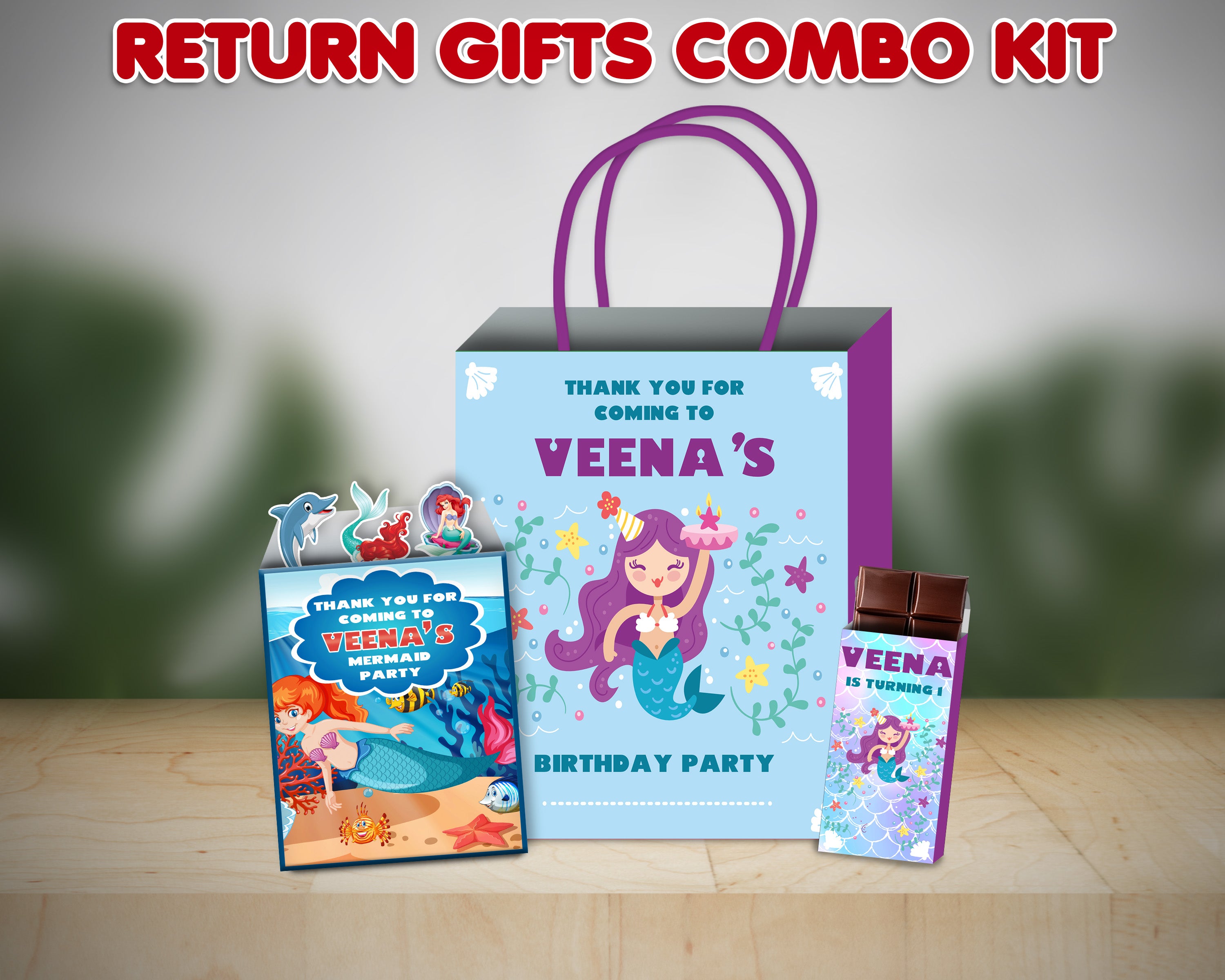 Mermaid theme return gifts for a birthday party 🤗💕 . #latepost #mermaid  #mermaidtheme #birthdaygifts #birthdaybag #birthdayreturngifts #returngifts...  | By Preethish CreationsFacebook
