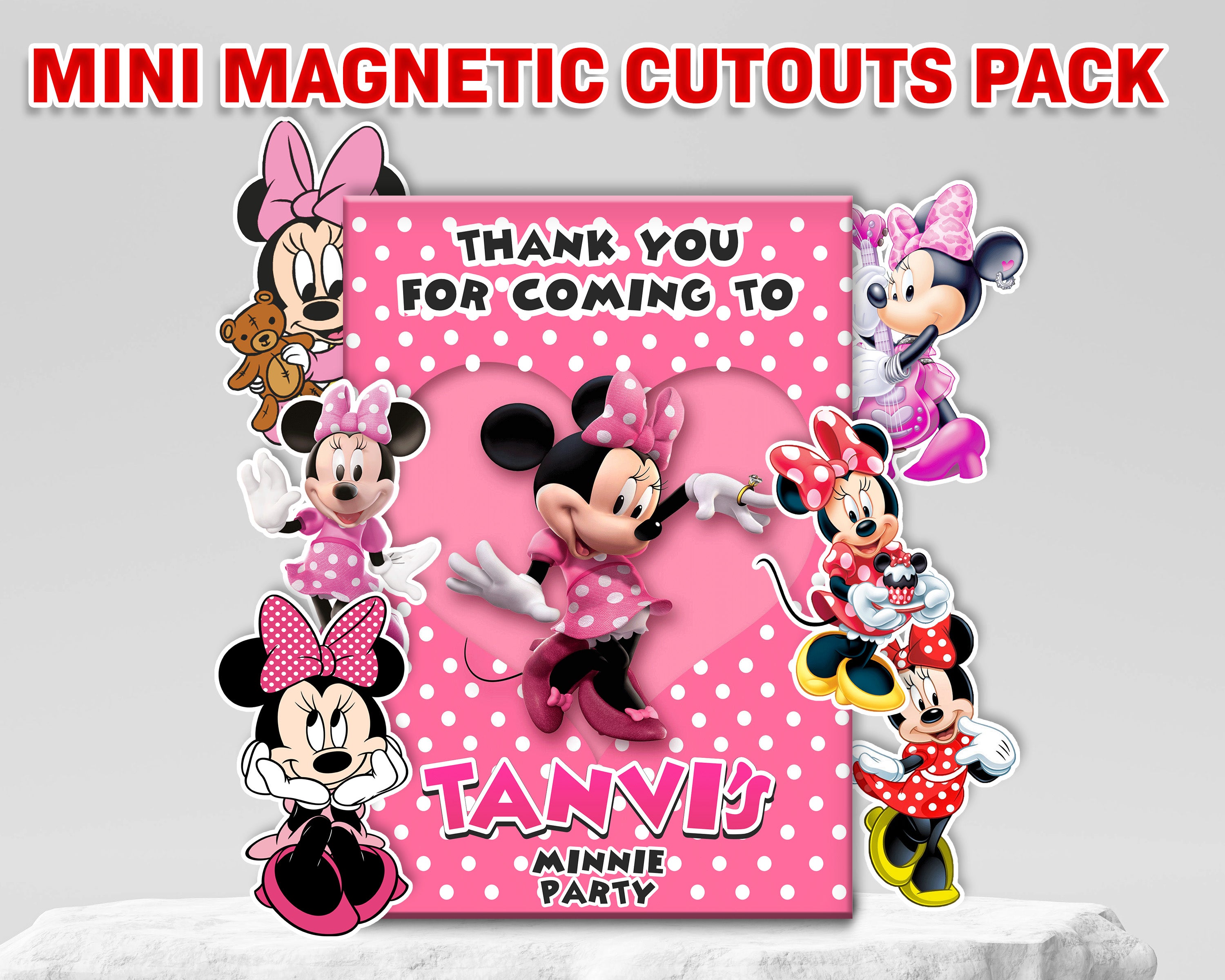 Minnie Mouse  Theme Mini Magnetic Return Gift Pack