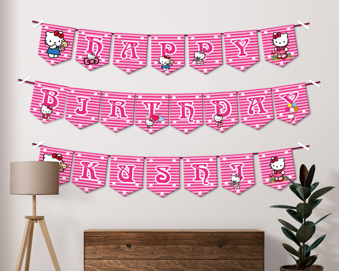 Hello Kitty Theme Personalized Hanging