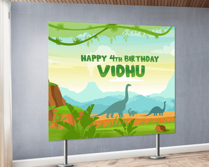 Dinosaur Theme Customized Square Backdrop