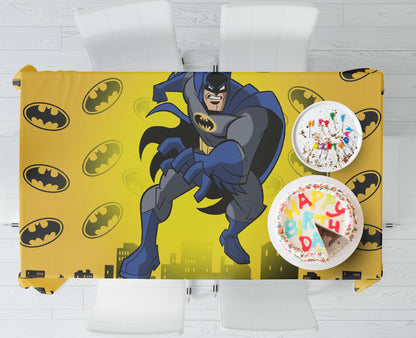 Batman Theme Cake Tablecover