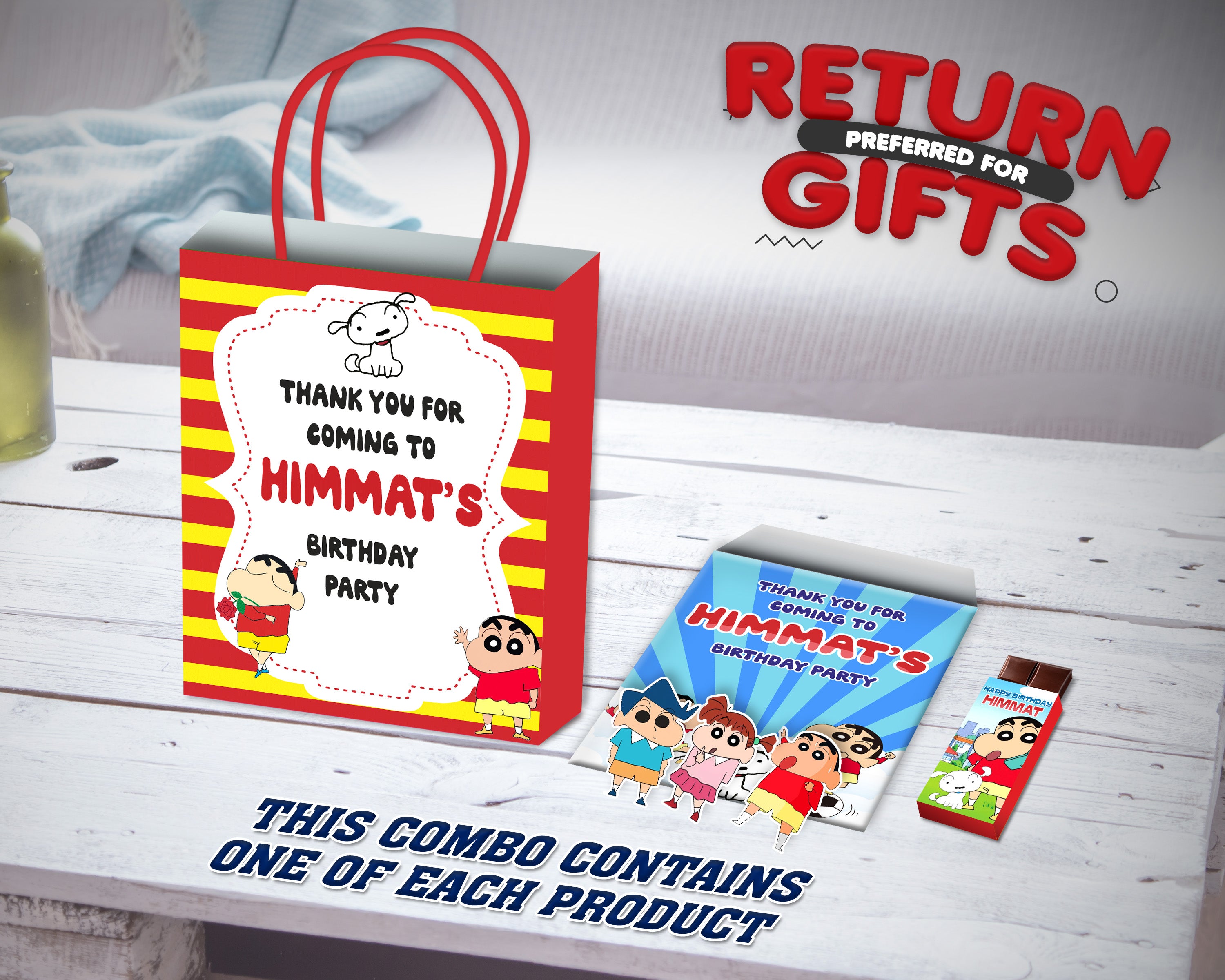 Shinchan Theme Return Gift Combo