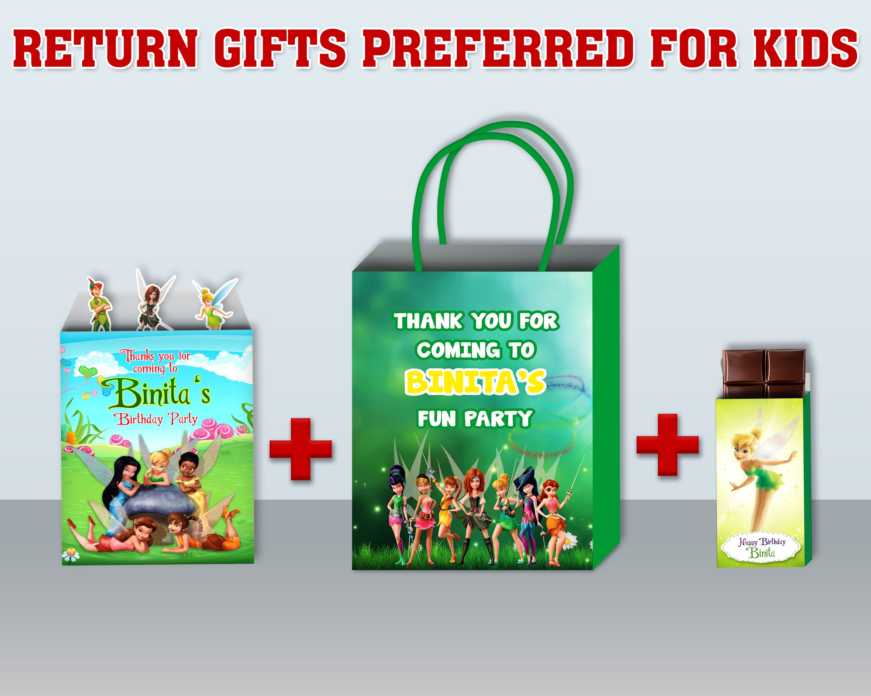 Tinkerbell Theme Return Gift Combo