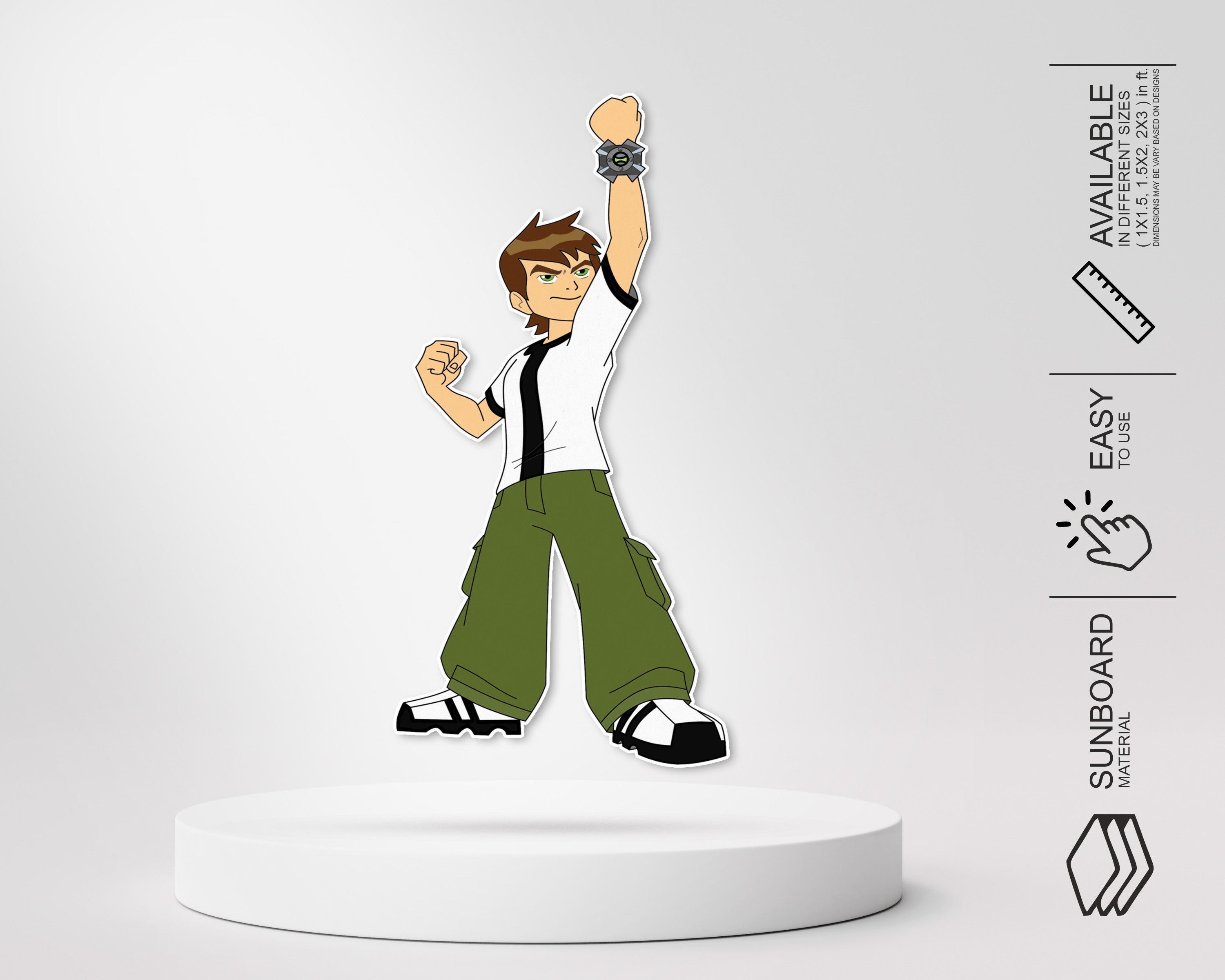 Ben 10 Theme Cutout BEN-03