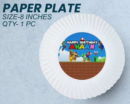 Super Mario Theme Party Cups and Plates Combo