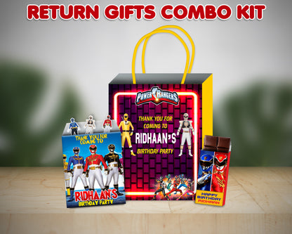 Power Rangers Theme Return Gift Combo