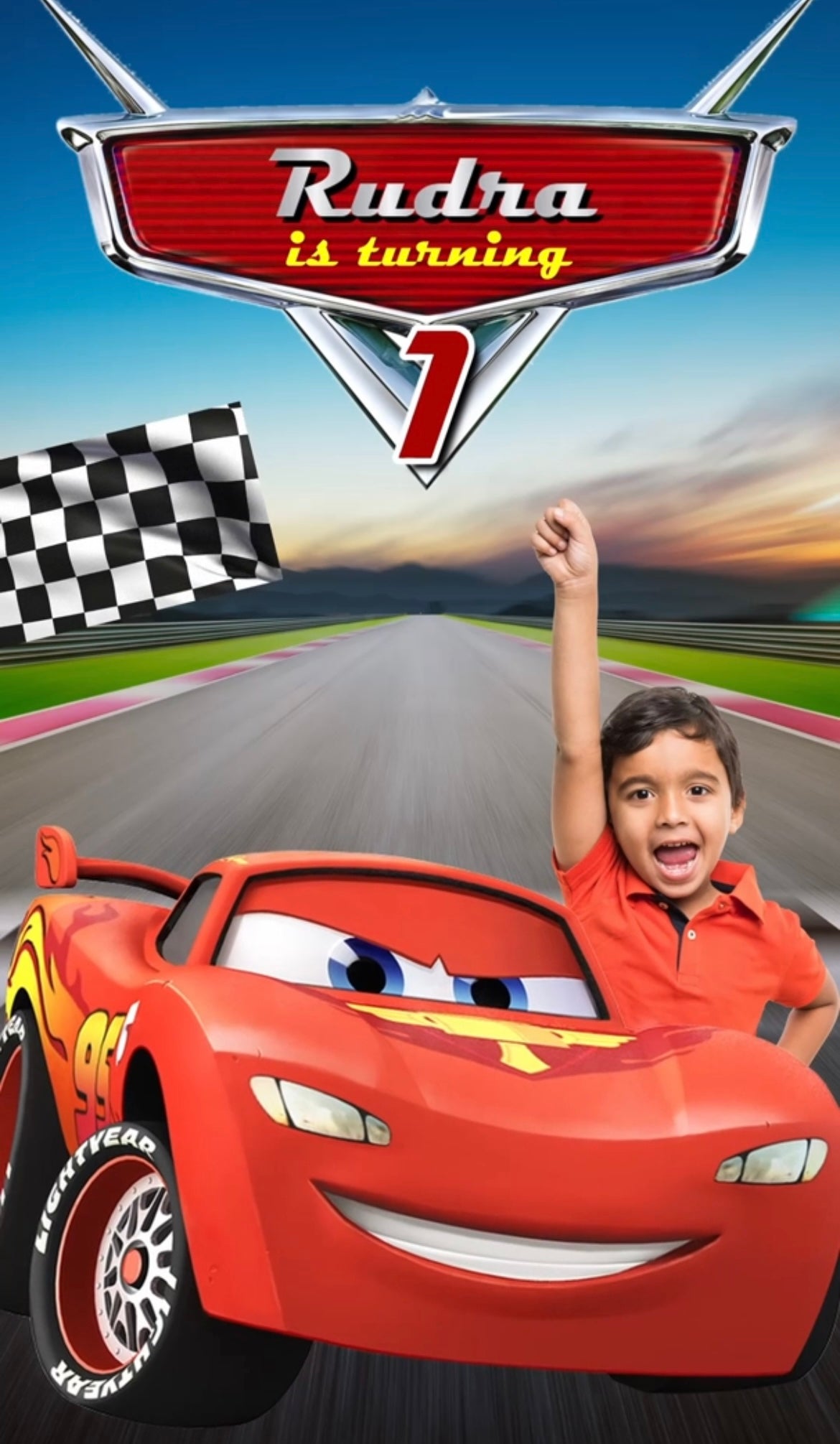 Car Theme E-Video Invite