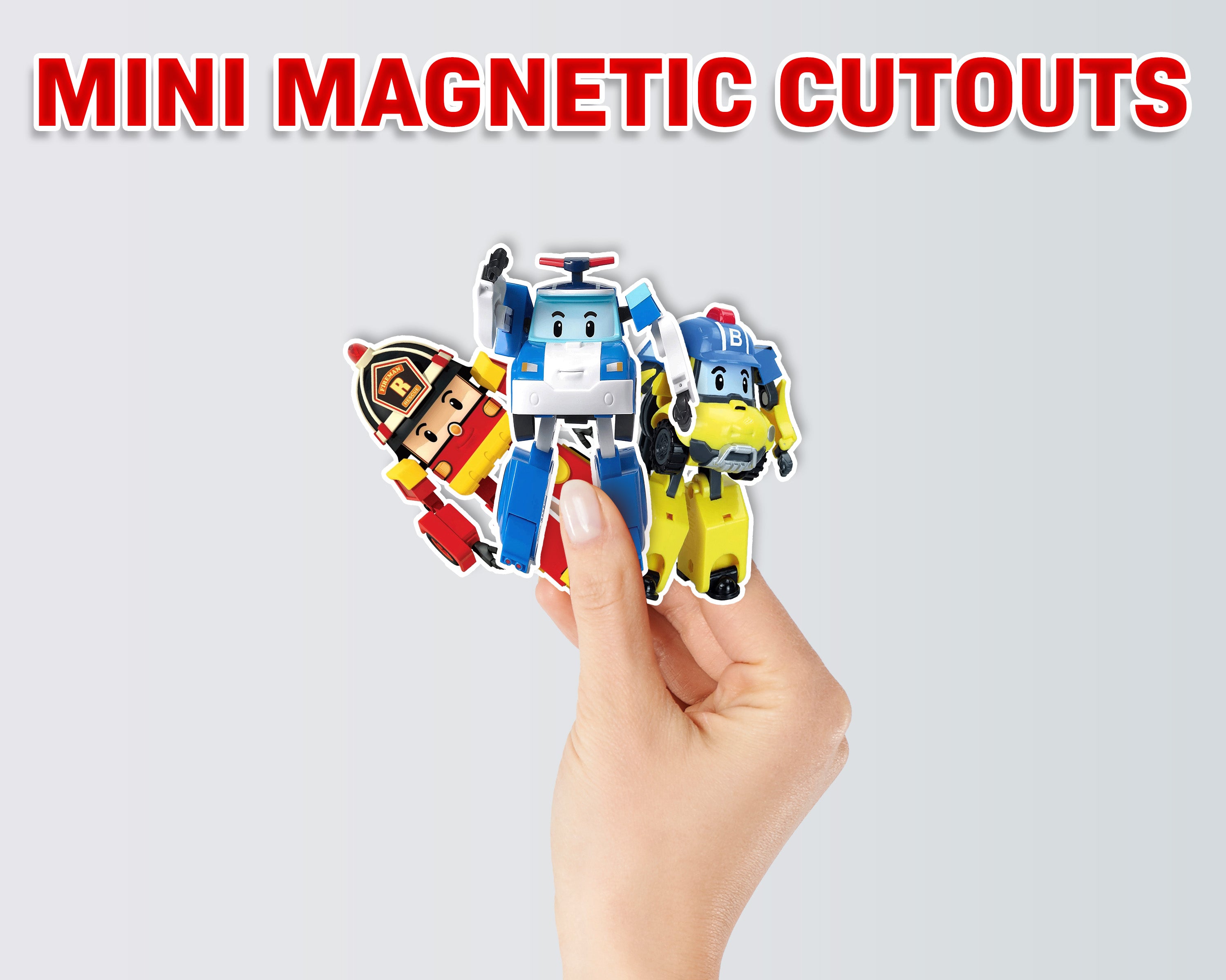 Robo Poli Theme Mini Magnetic Return Gift Pack