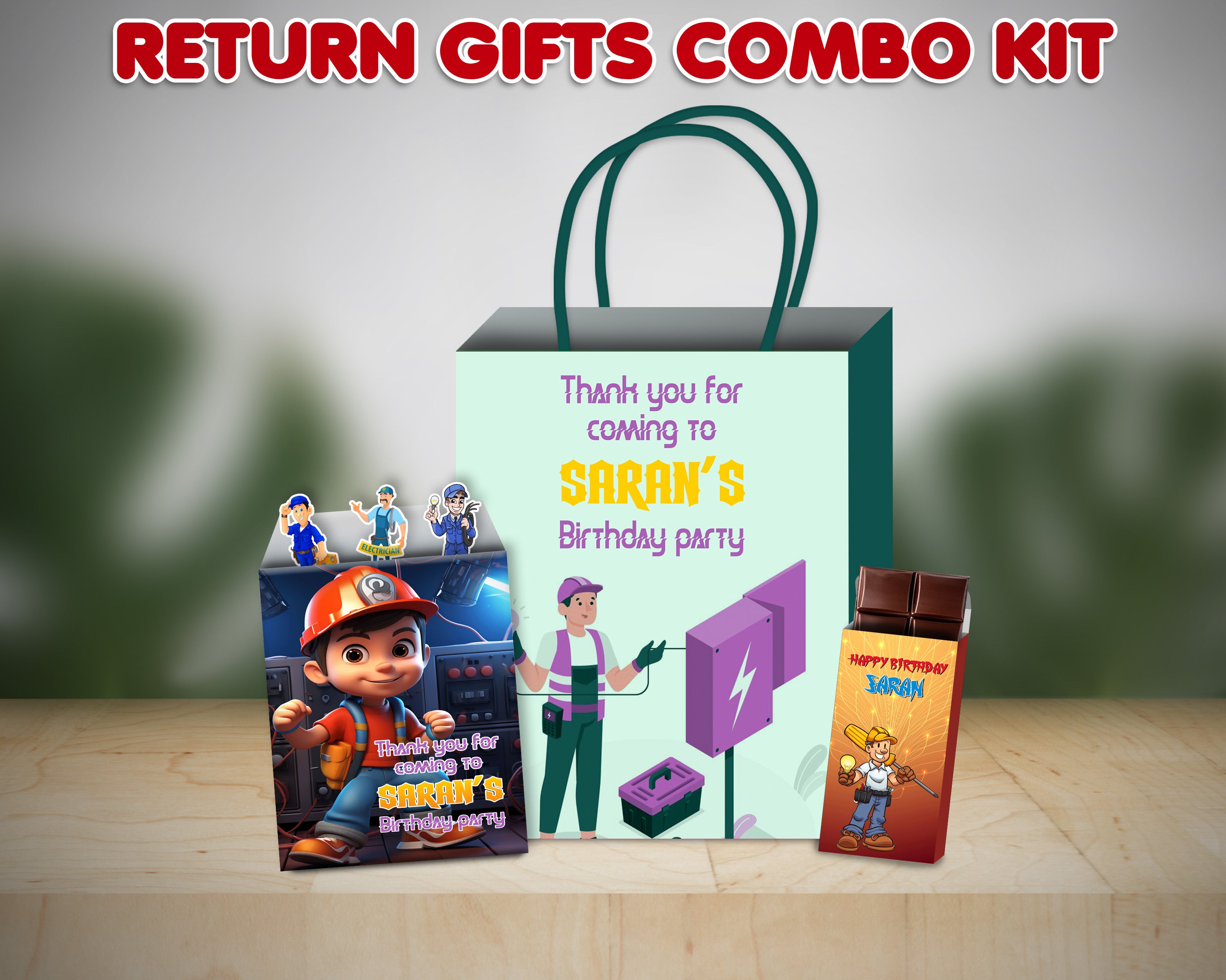 Electrician Theme Return Gift Combo