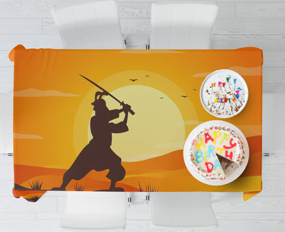 Ninja Theme Cake Tablecover