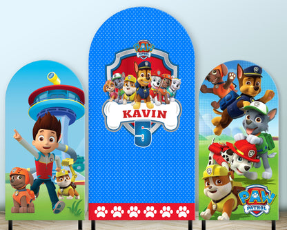 Paw Patrol Theme Arch Backdrop