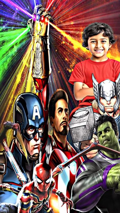 Avengers Theme E-Video Invite