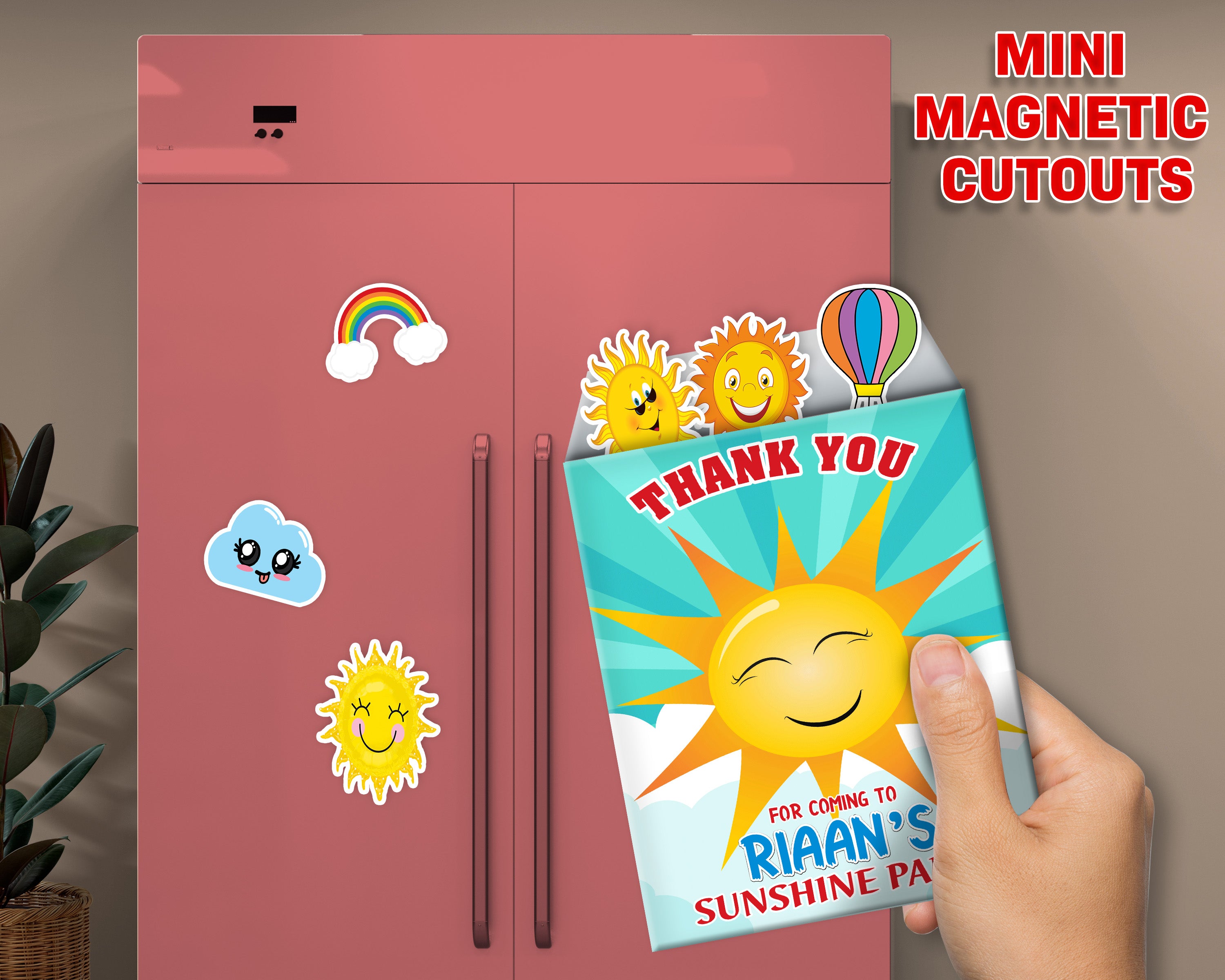 Sunshine Boy Theme Mini Magnetic Return Gift Pack