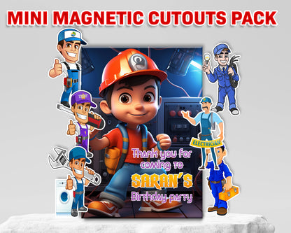 Electrician Theme Mini Magnetic Return Gift Pack