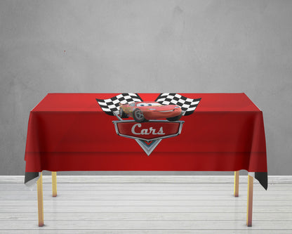 Car Theme Cake Tablecover