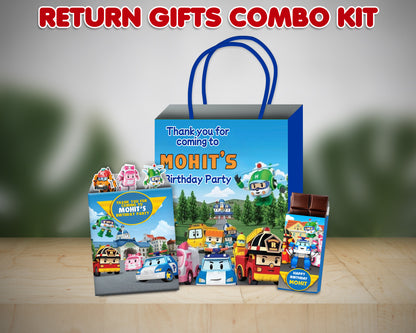 Robo Poli Theme Return Gift Combo