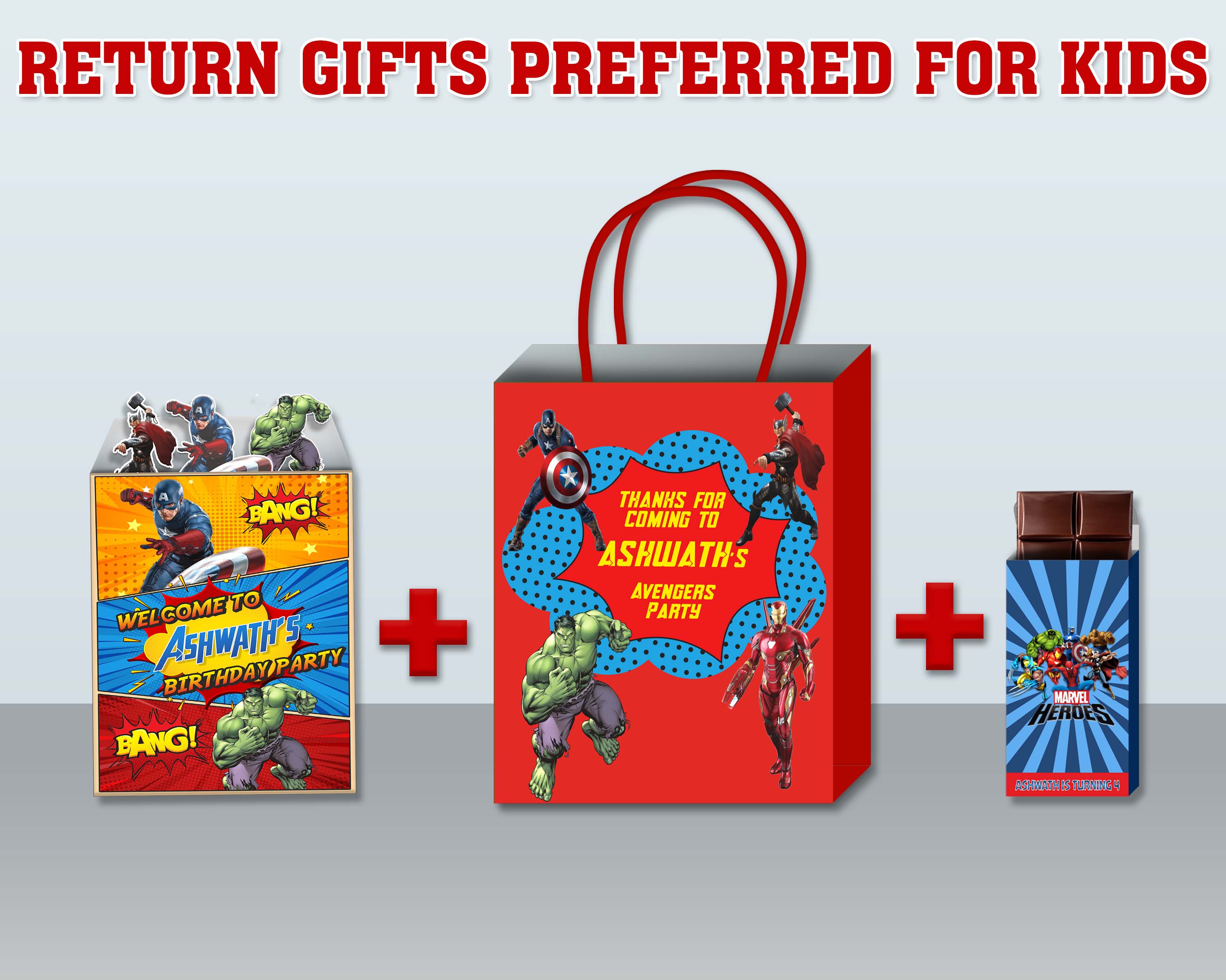 Avengers Theme Return Gift Combo