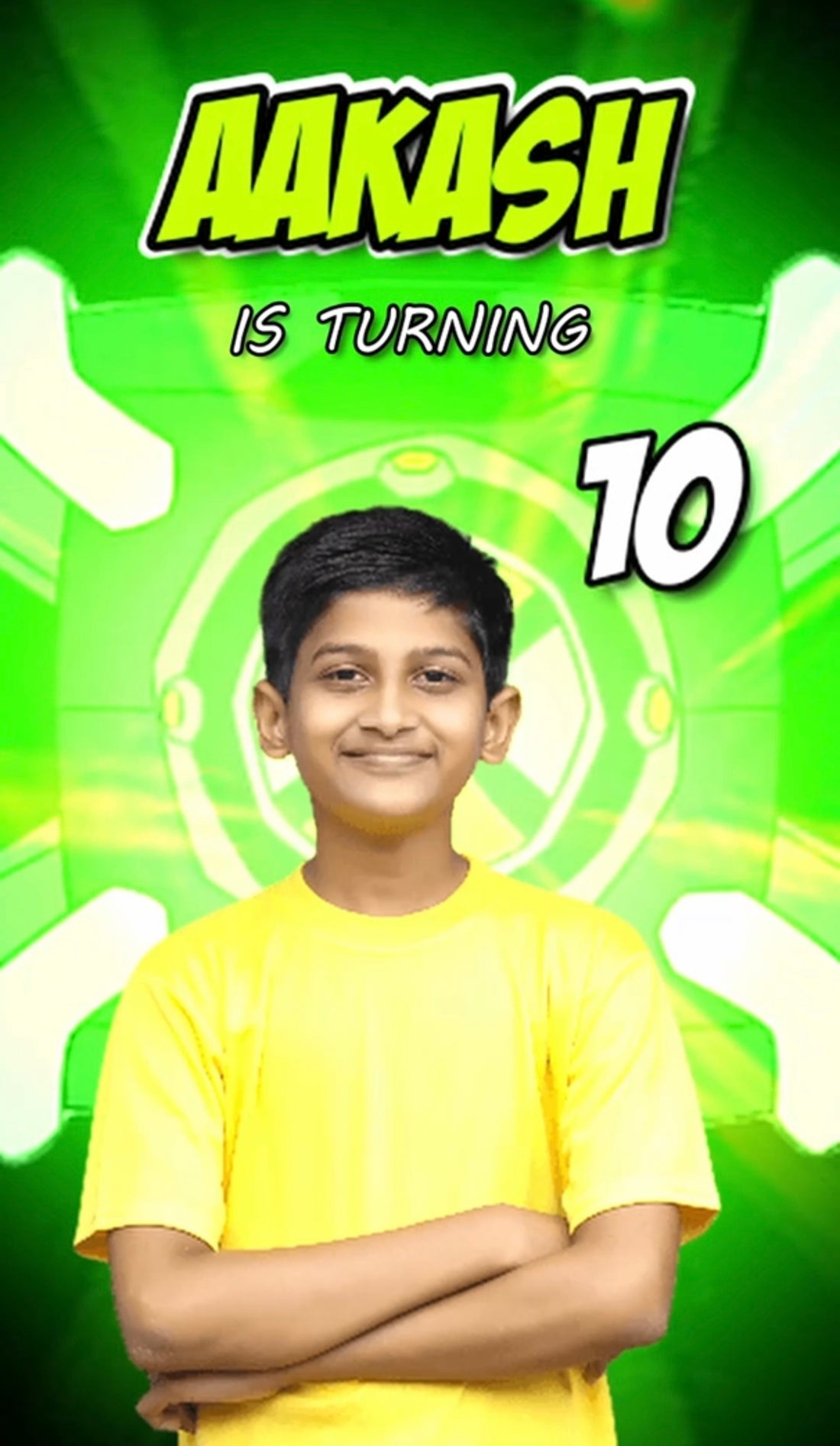 Ben 10 Theme E-Video Invite