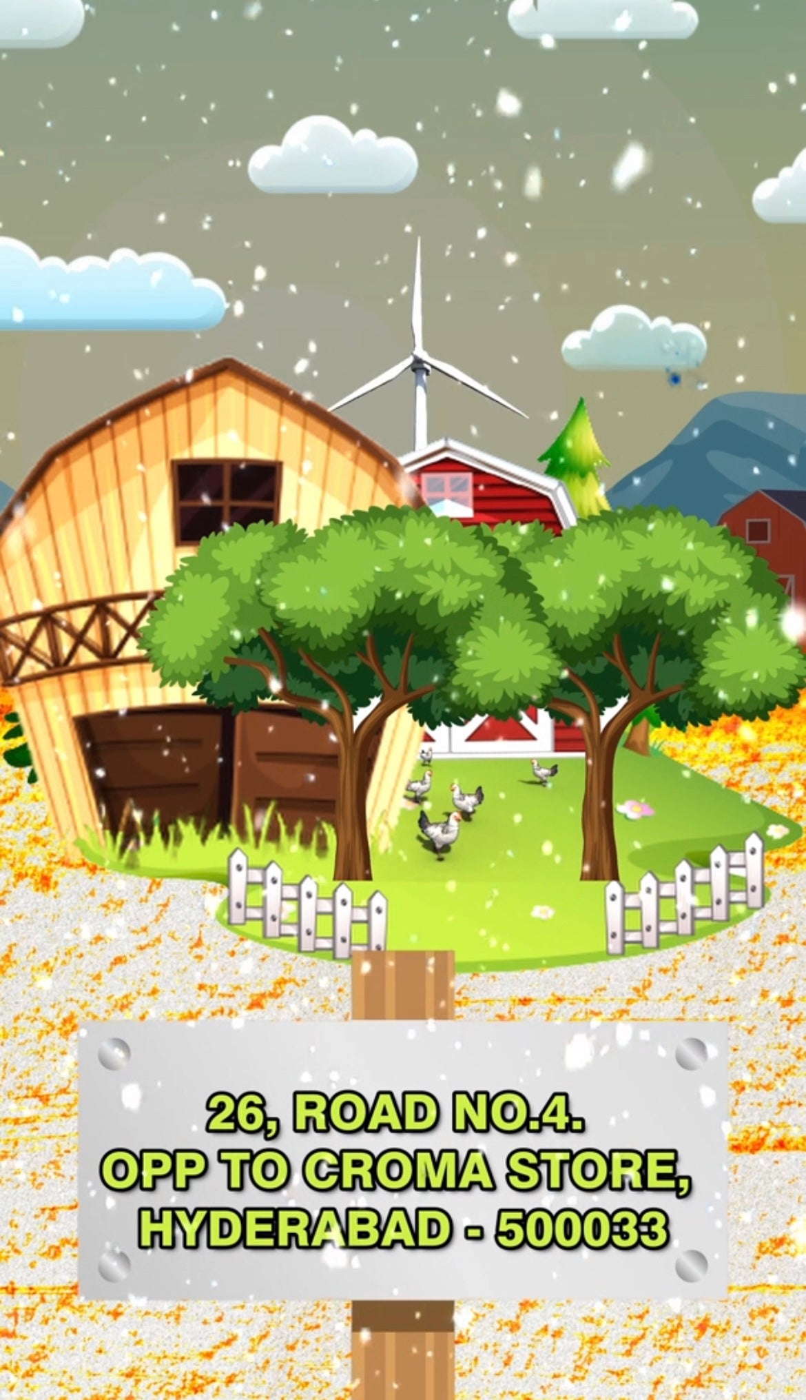 Farm Theme E-Video Invite