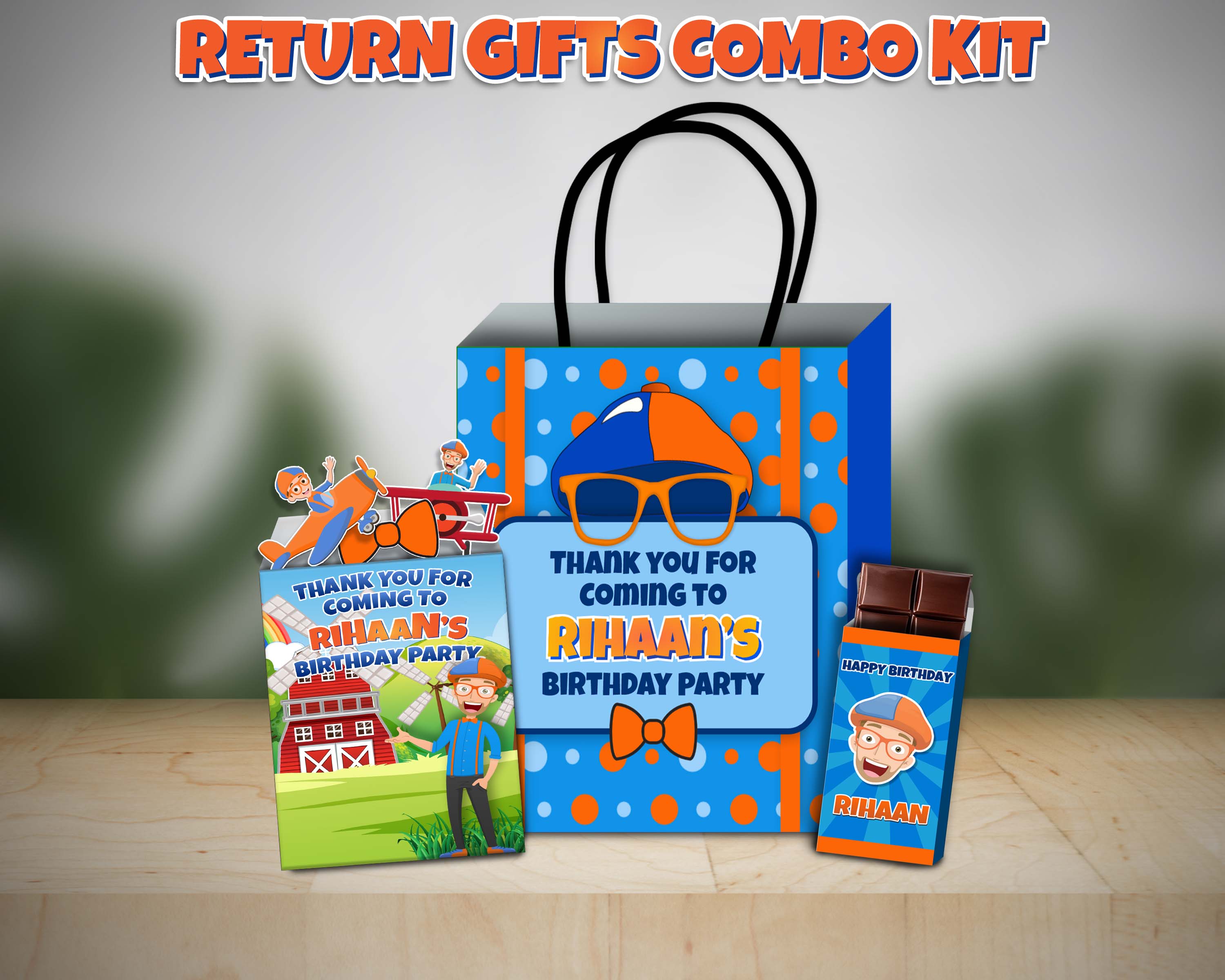 Blippi Theme Return Gift Combo