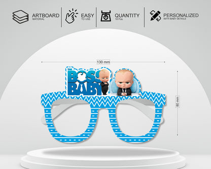 Boss Baby theme Birthday Party glasses