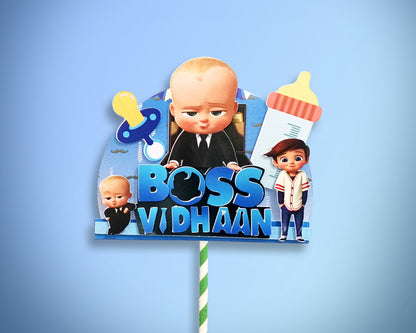 Boss Baby Theme Hand Crafted Cake Topper