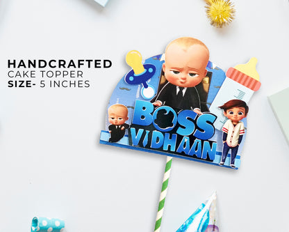 Boss Baby Theme Hand Crafted Cake Topper