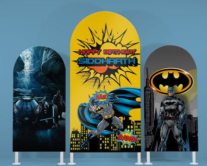 Batman Theme Arch Backdrop