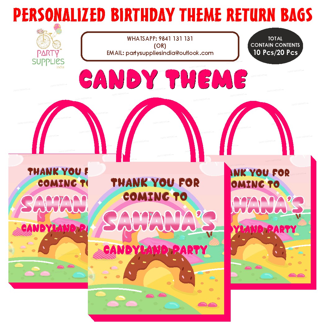 Candy Theme Return Gift Bag