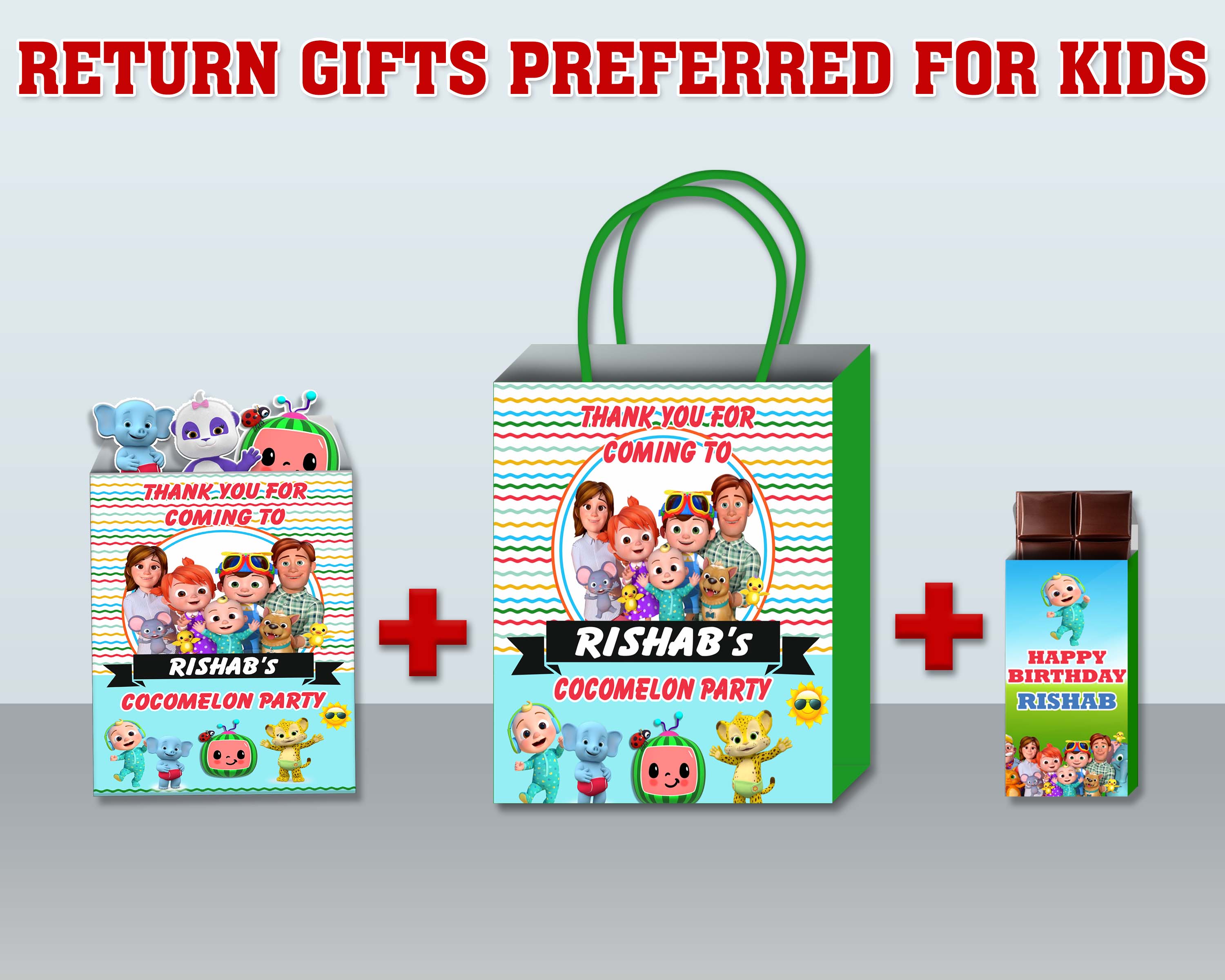 Cocomelon Theme Return Gift Combo