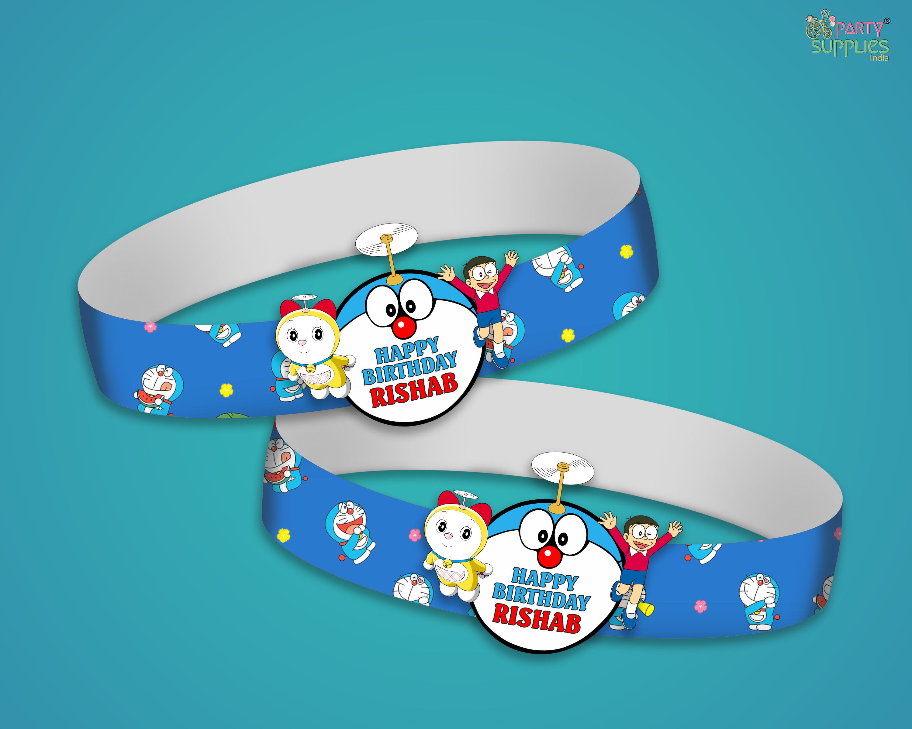 Doraemon Theme Crown Hat