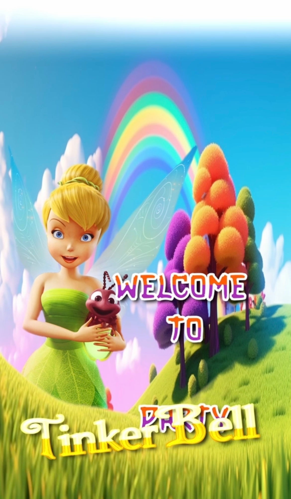 Tinker Bell Theme E-Video Invite