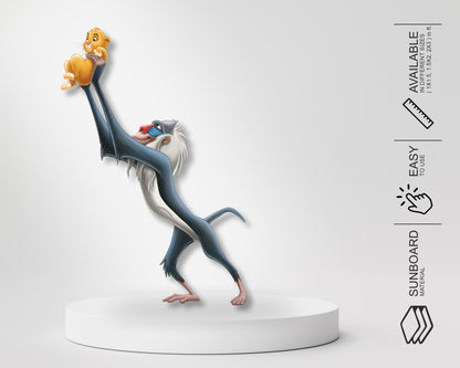 Lion King Theme Rafiki Cutout