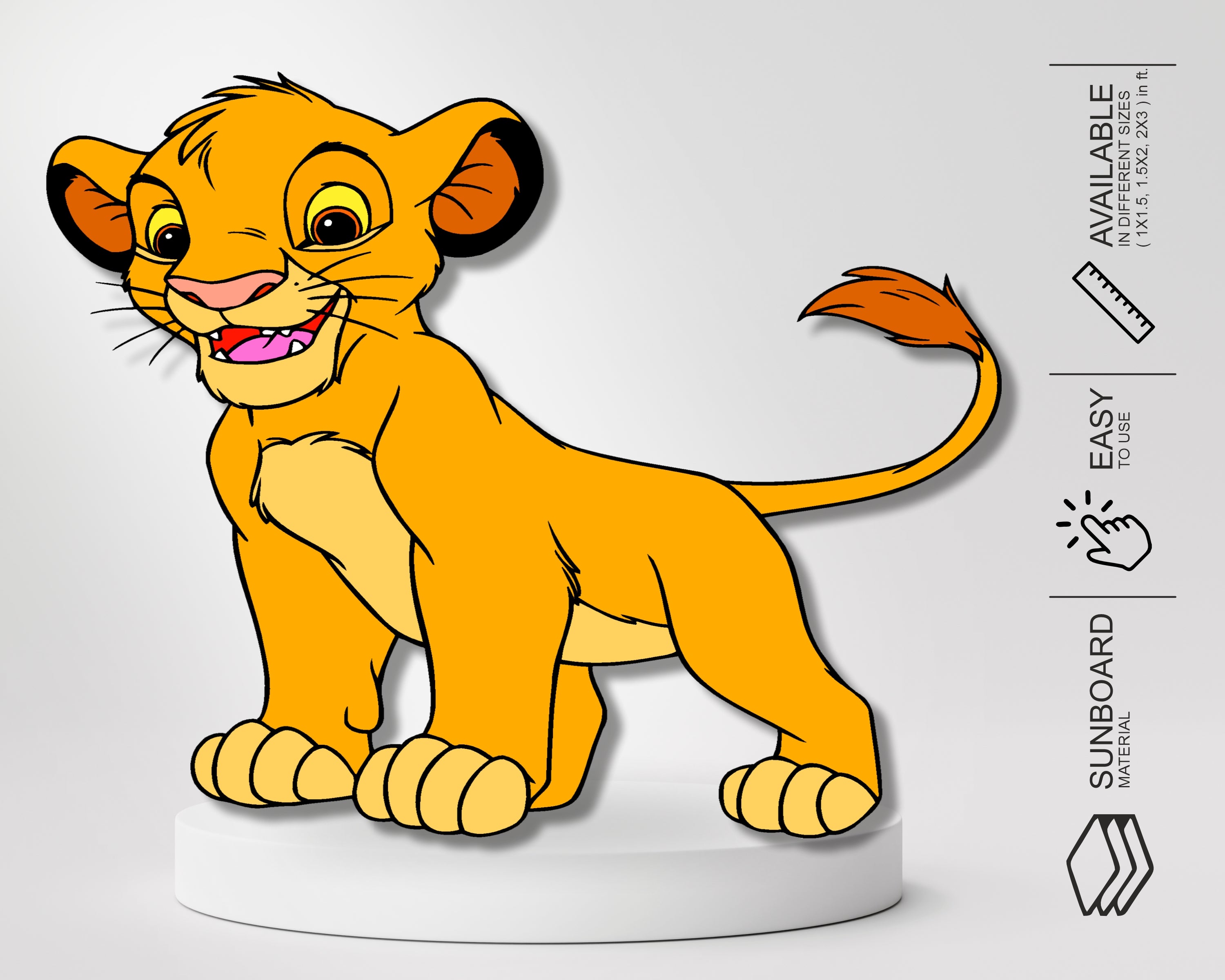 Simba5 the lion king coloring page