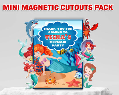 Mermaid Theme Mini Magnetic Return Gift Pack