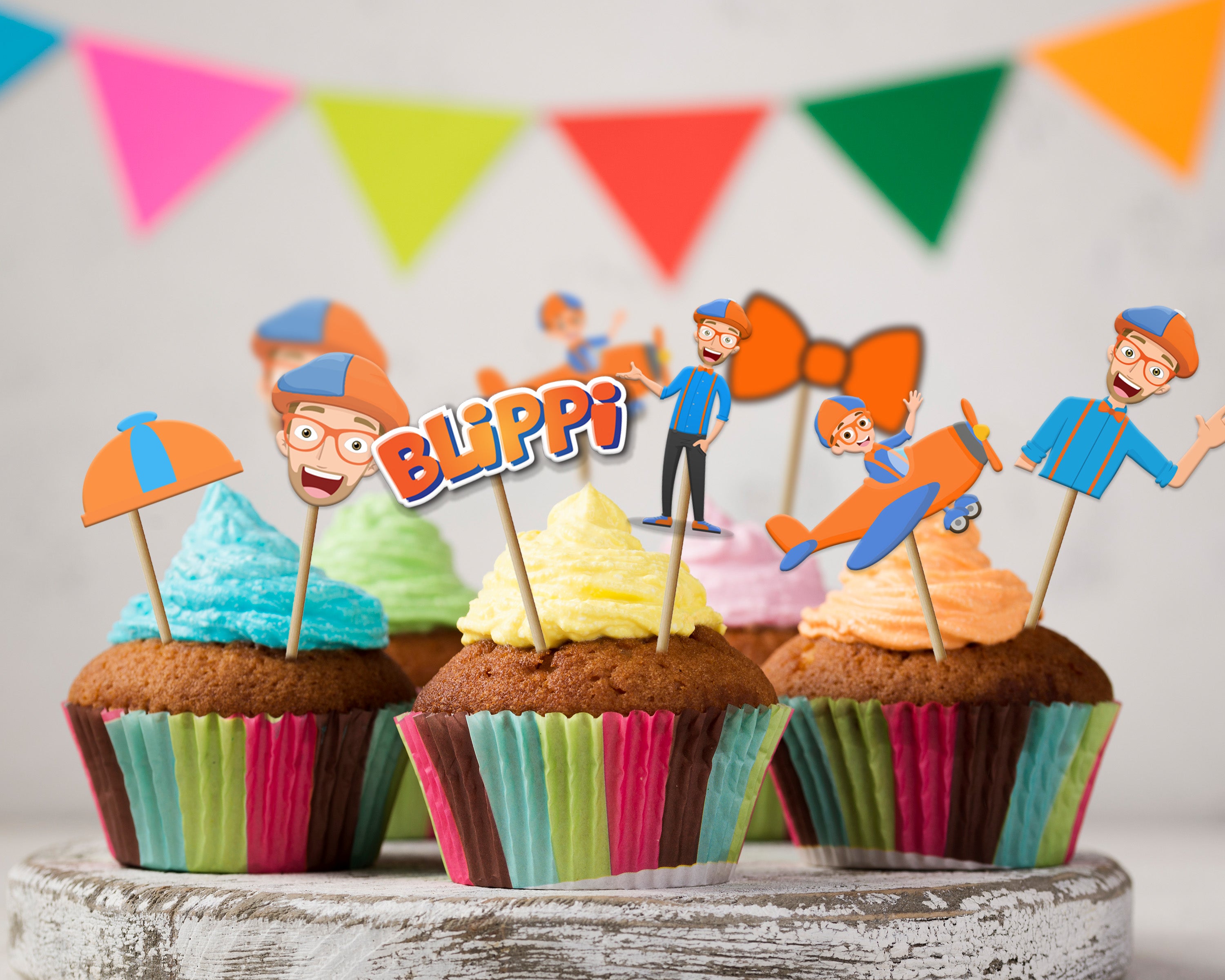 Blippi Birthday Cake | Second birthday cakes, 3rd birthday cakes, Birthday  party cake