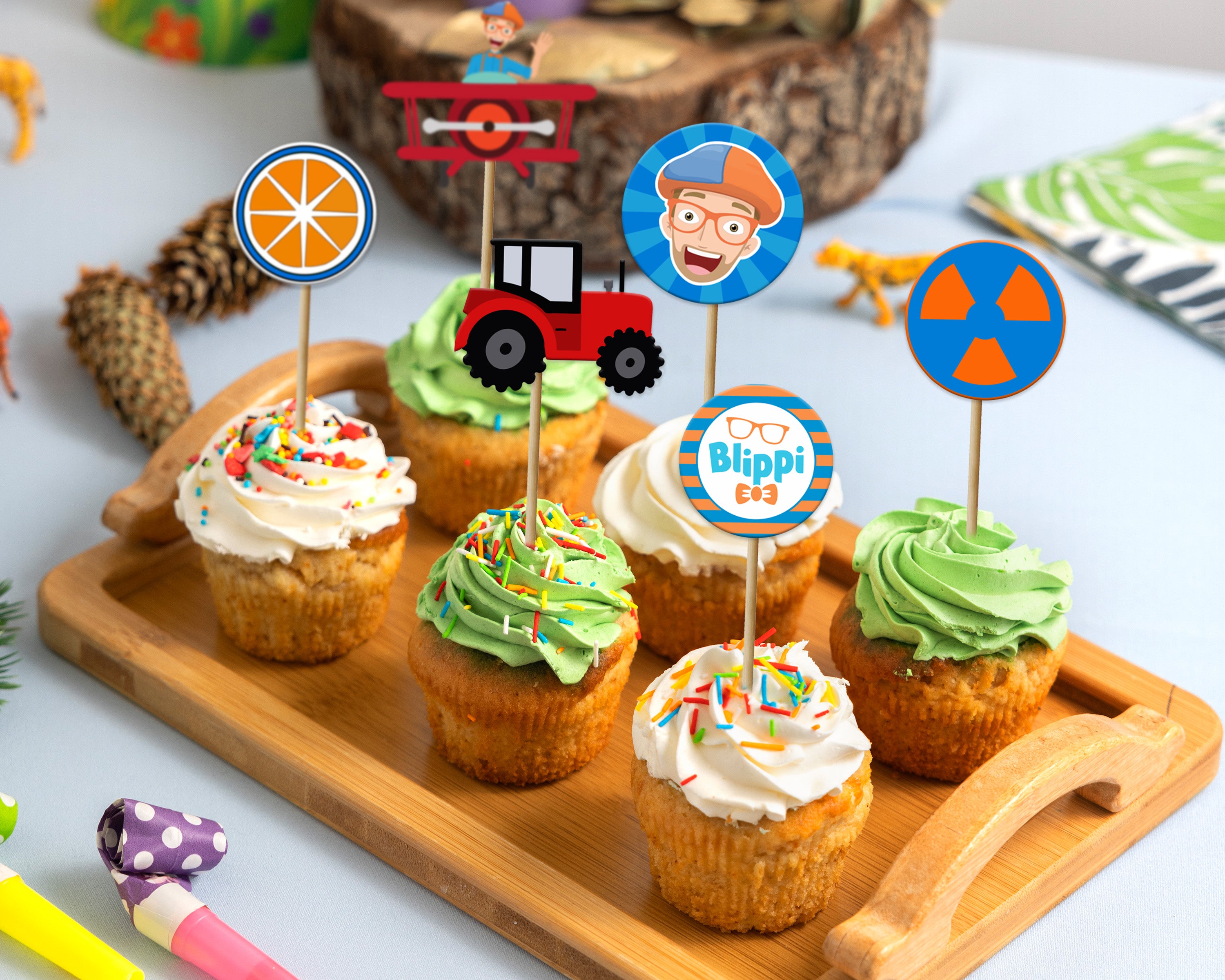 Blippi BP Edible Cake Toppers – Cakecery