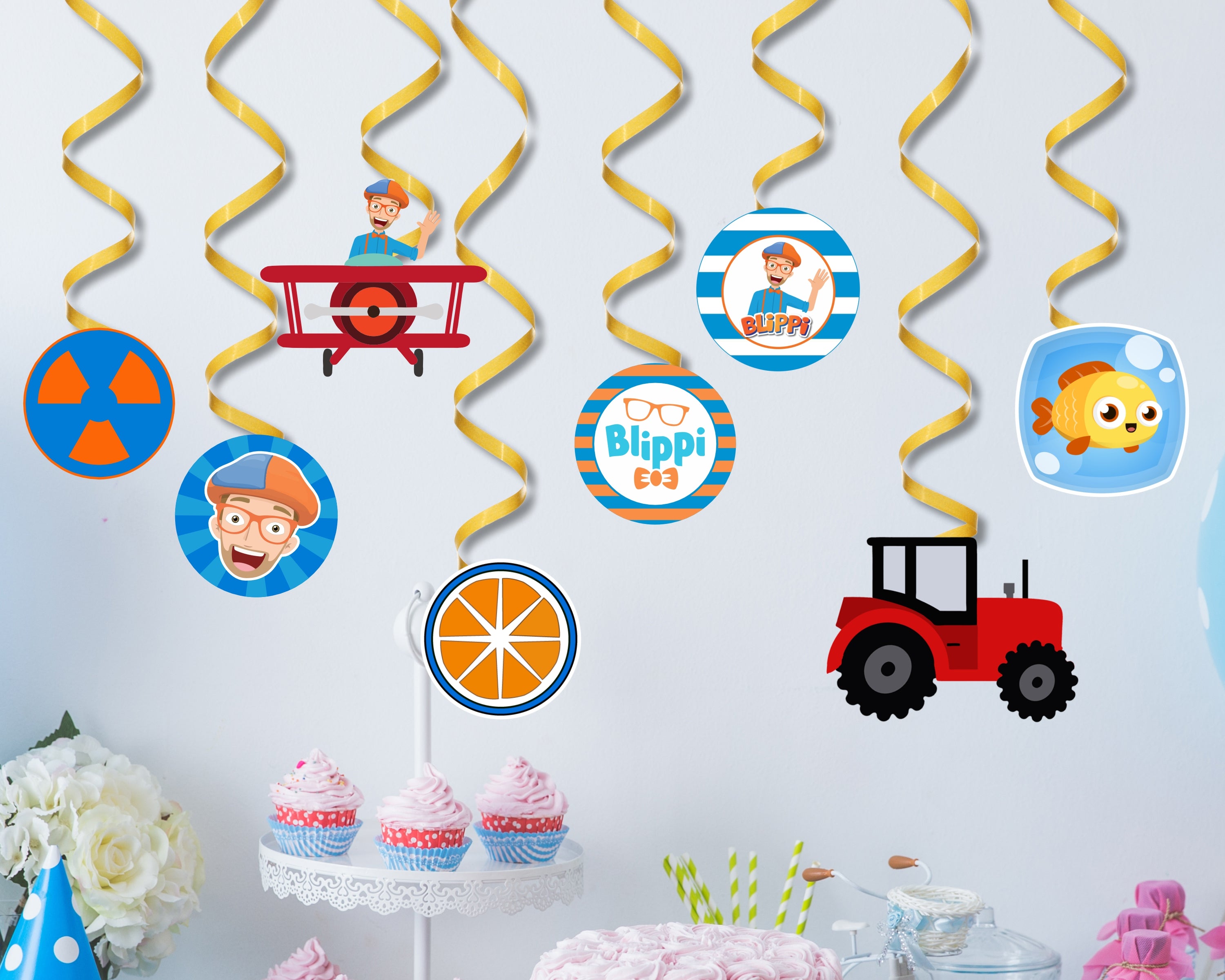 Blippi Theme Swirls