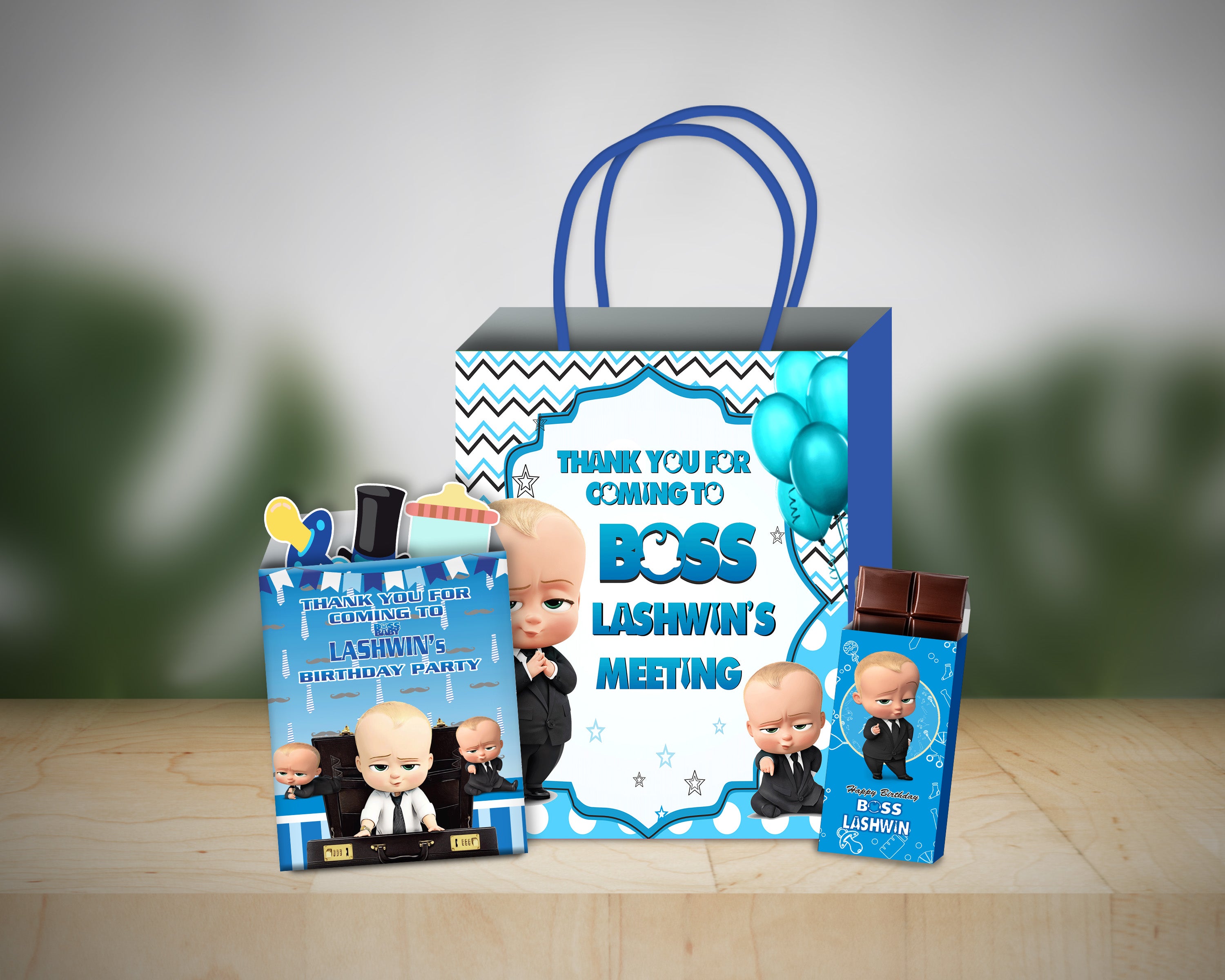 Boss Baby Theme Return Gift Combo