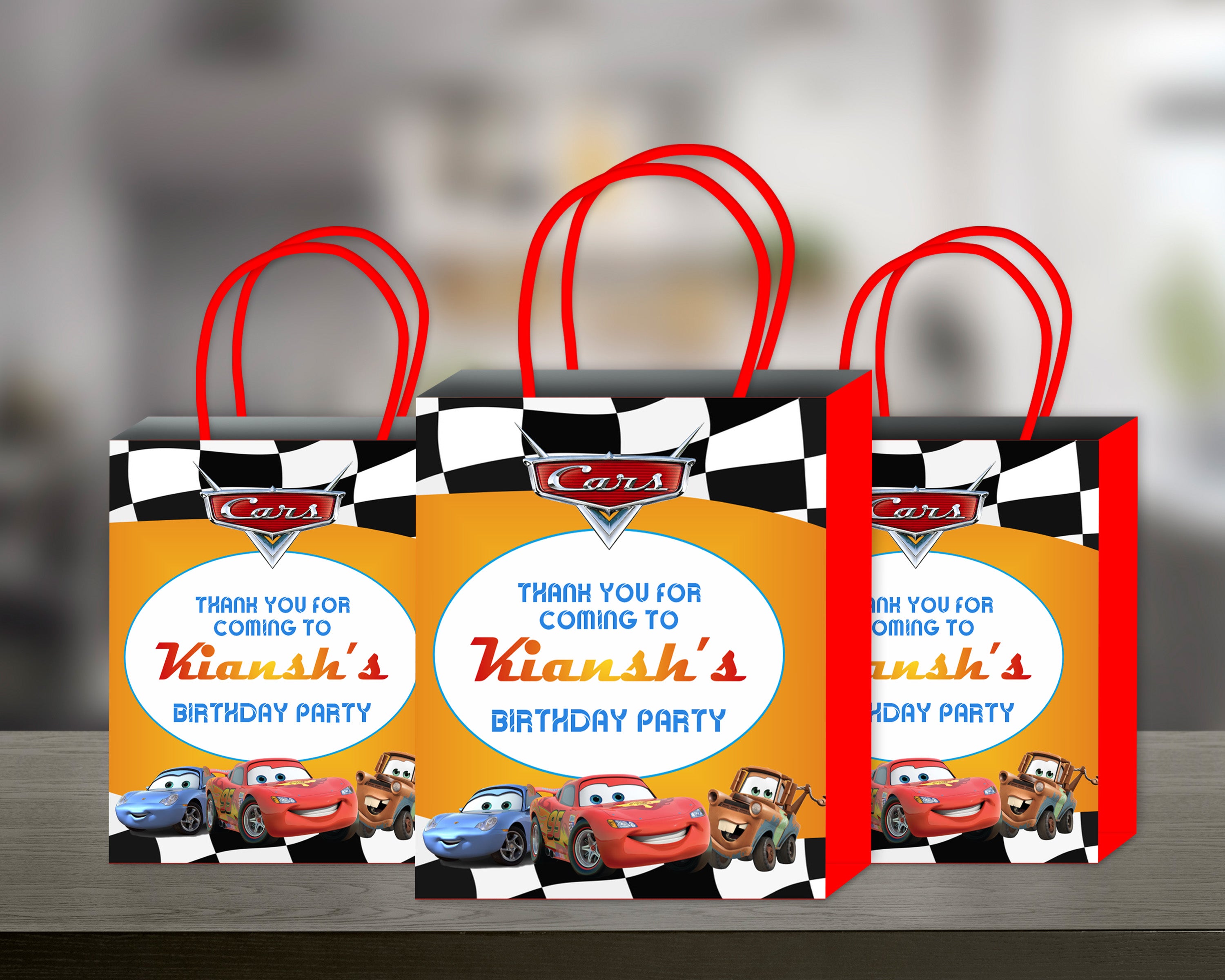 BXM 30PCS Cars Lightning McQueen Gift Bags Party Macao | Ubuy