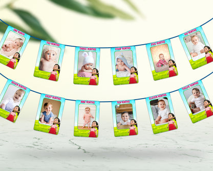 Chutti Kannamma 12 Months Photo Banner