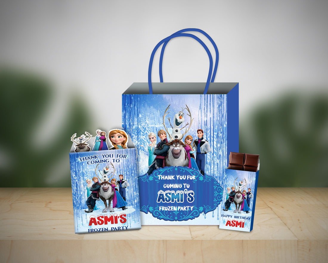 Frozen Theme Return Gift Bag