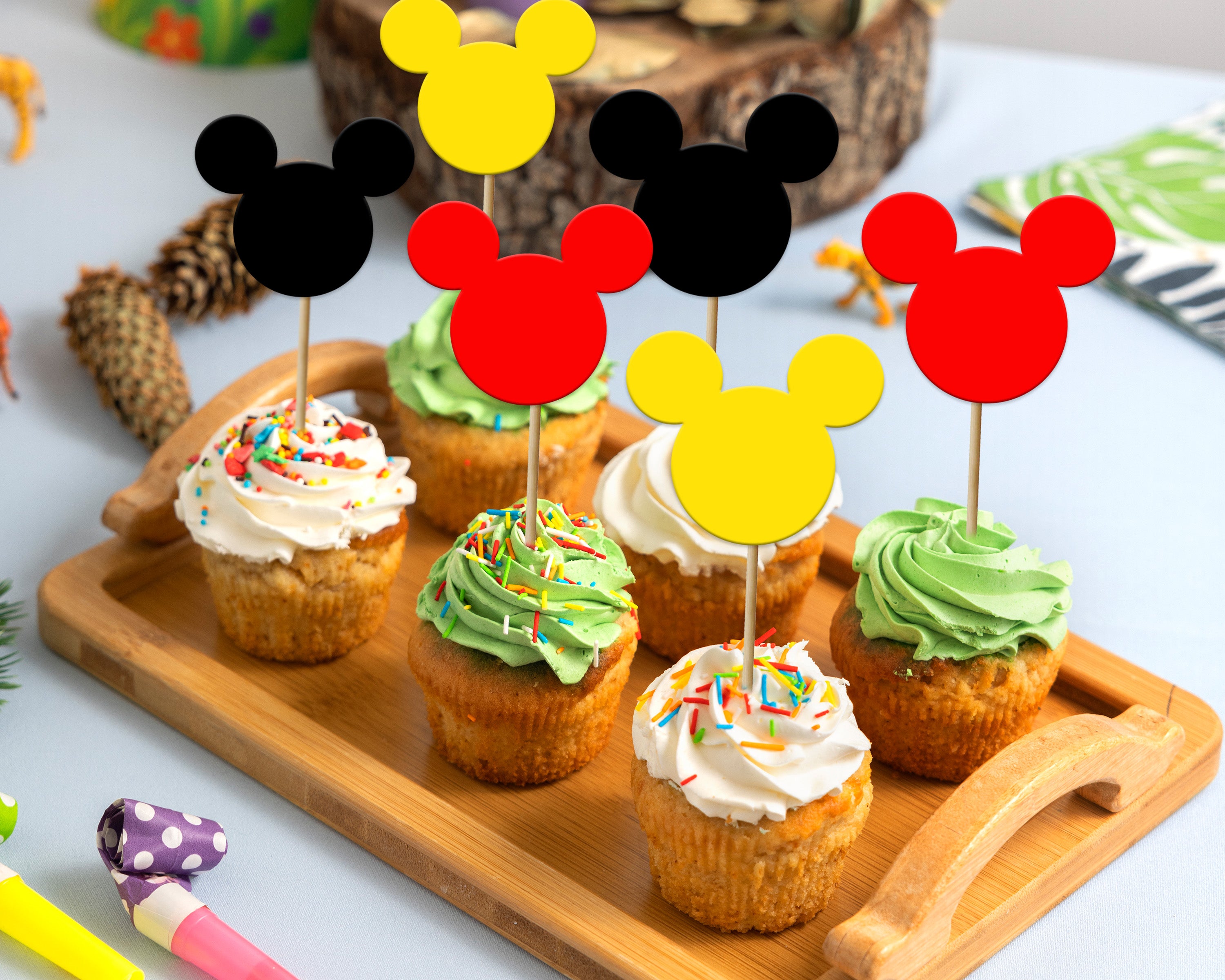 Mickey Mouse 2 tier Birthday Cake | Baked by Nataleen