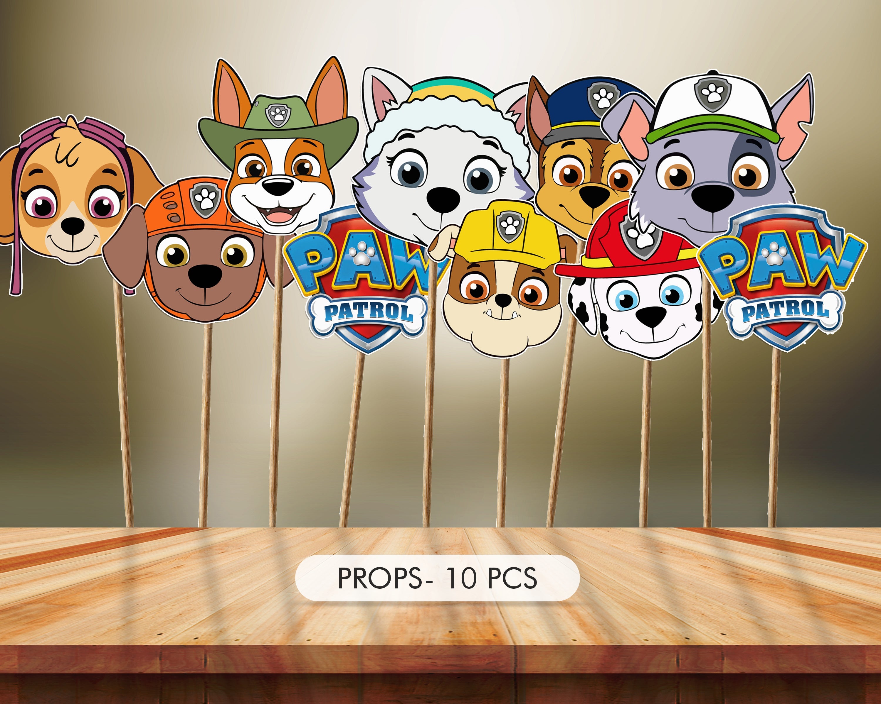 Paw Patrol Theme Premium Kit Personalized Birthday Party