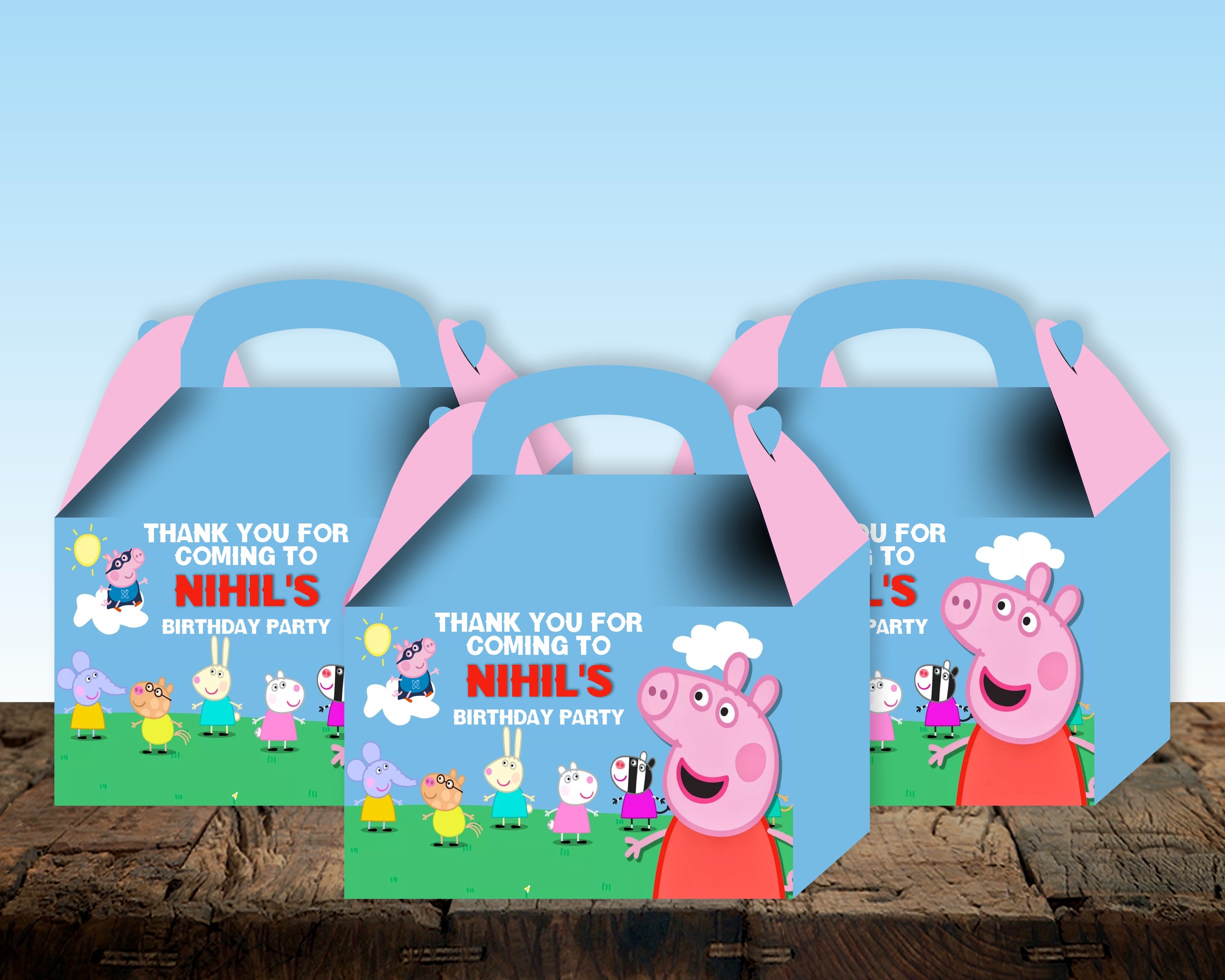 TANI STORE Peppa Pig Party Paper Bages for Gifting/Birthday Return Gifts :  Amazon.in: Home & Kitchen