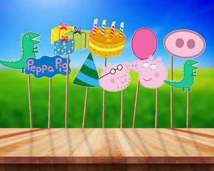 Peppa Pig Theme Customized Props