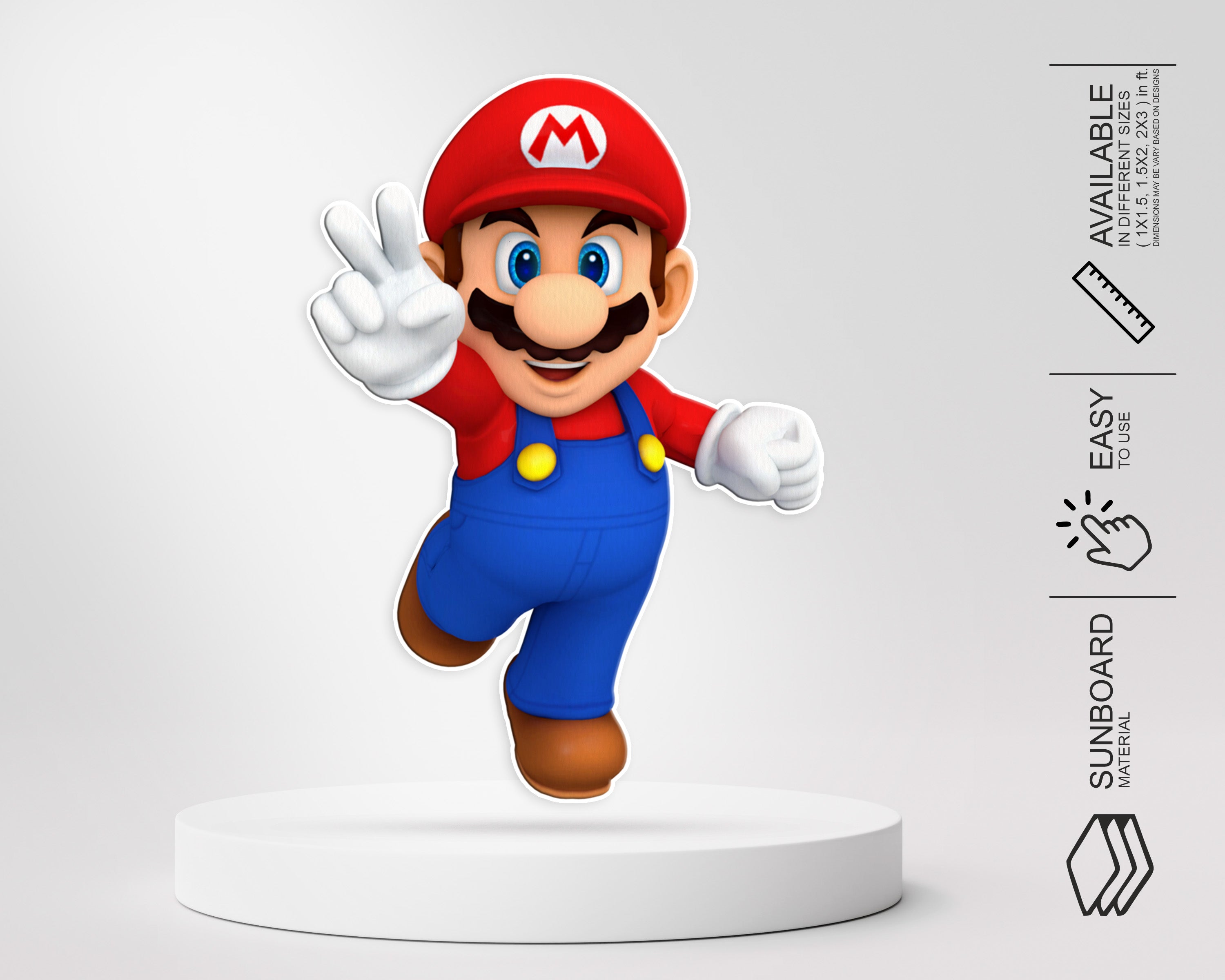 Super Mario Theme Cutout SPM-06