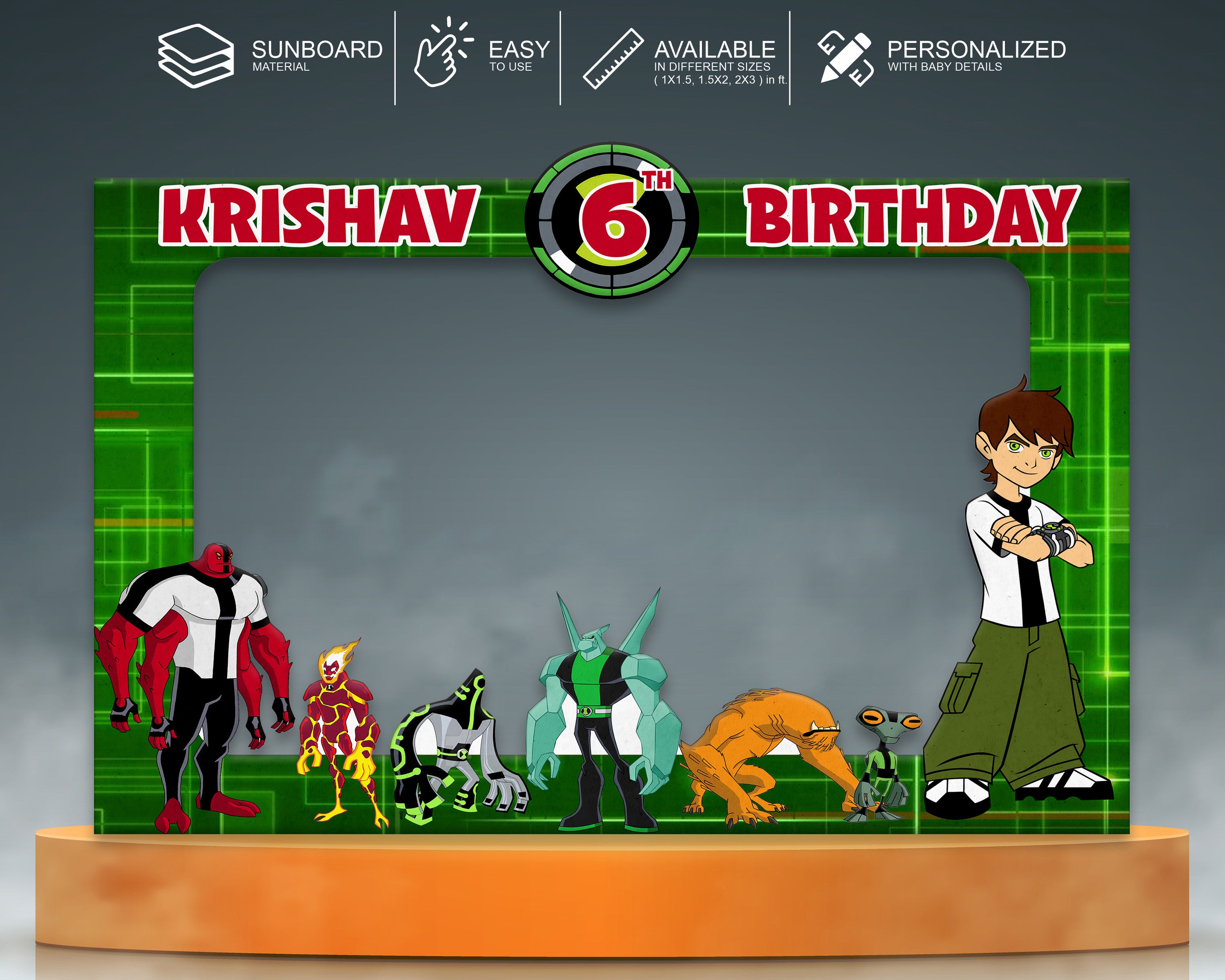 Ben 10 Theme Customized PhotoBooth