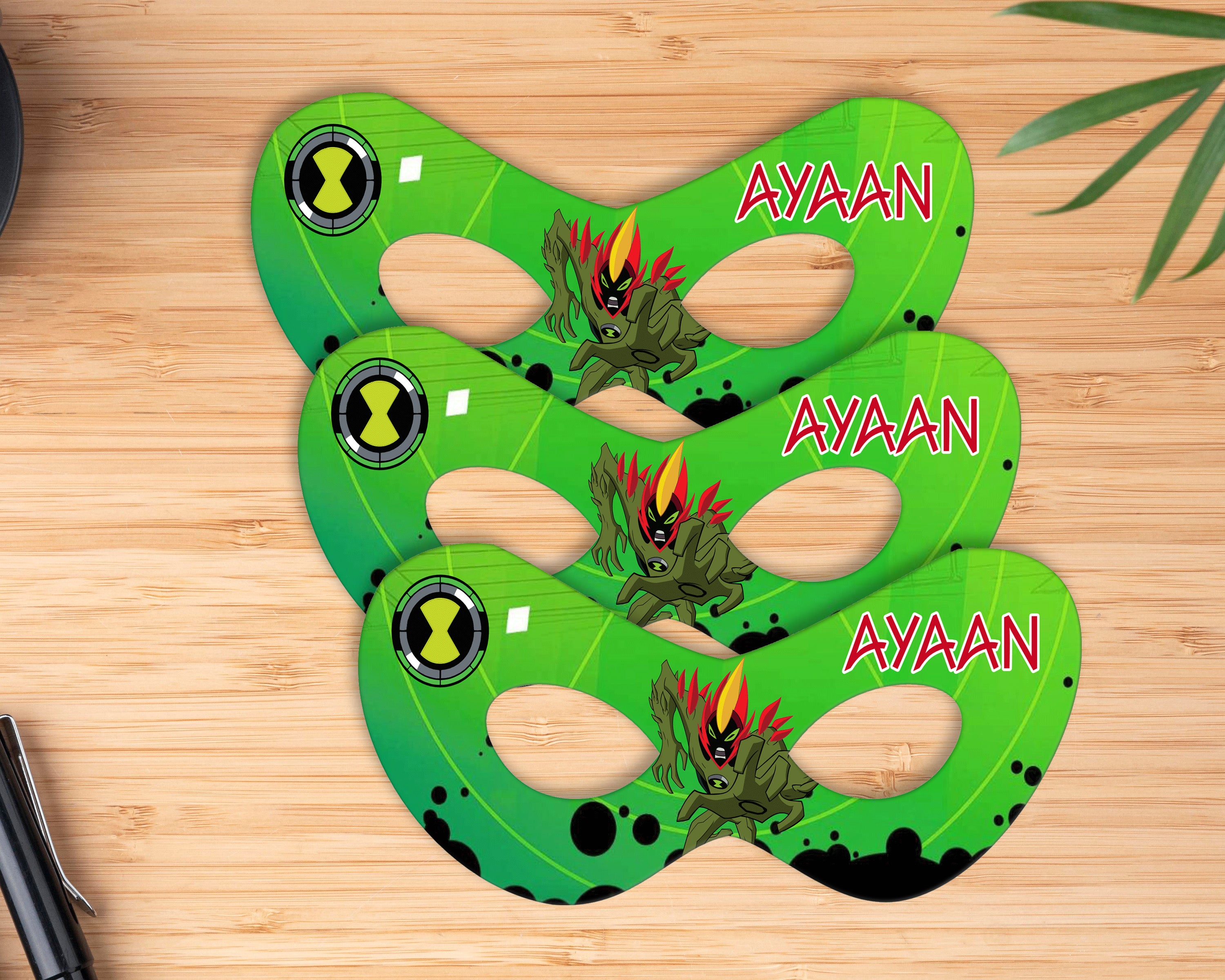 Ben 10 Theme Eye Mask